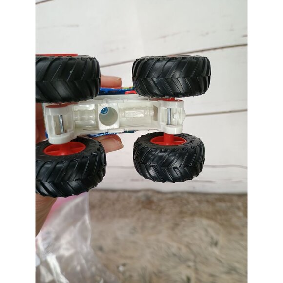 Hot Wheels Monster Trucks Race Ace 68 Toy Car With Flame Decals & Oversized Whee - Picture 5 of 7